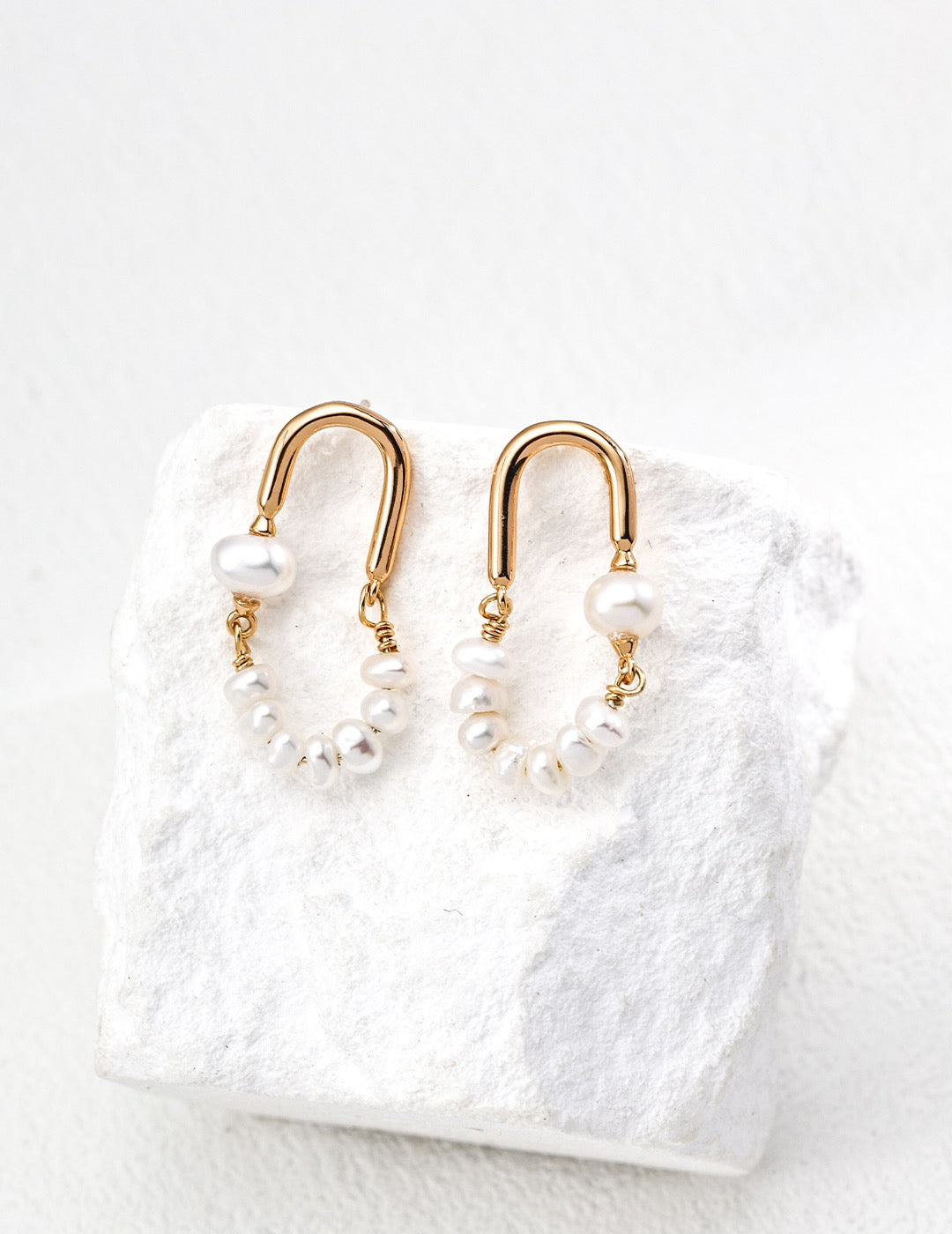 Timeless Elegance Minimalist Pearl Earrings
