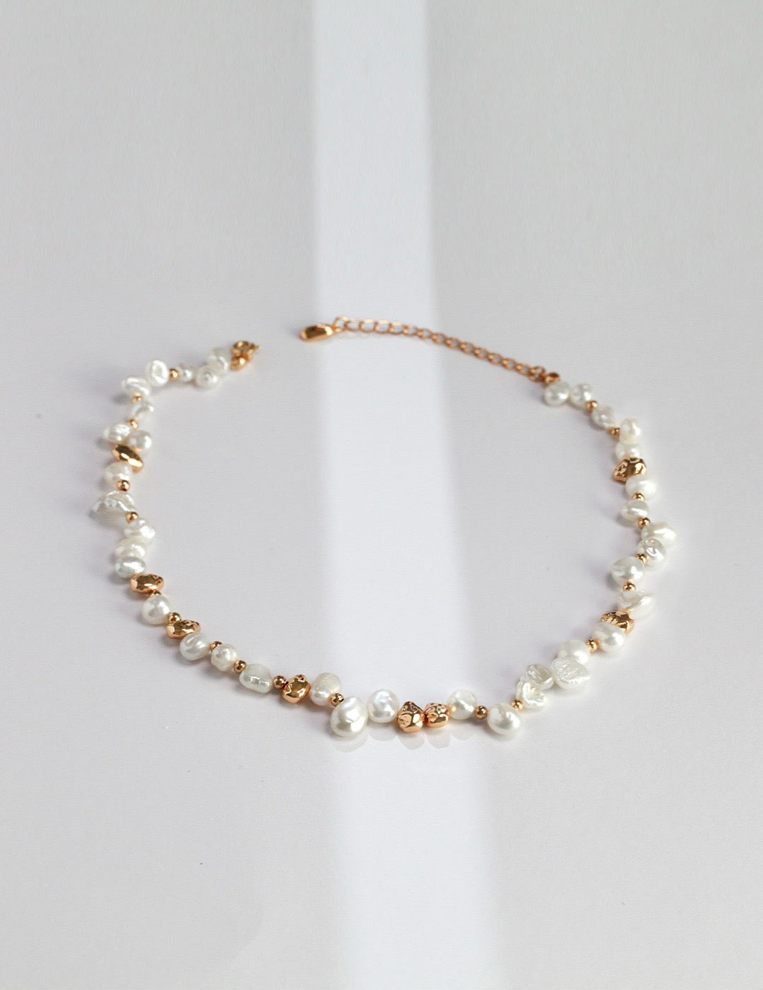 Organic Baroque Pearl Necklace