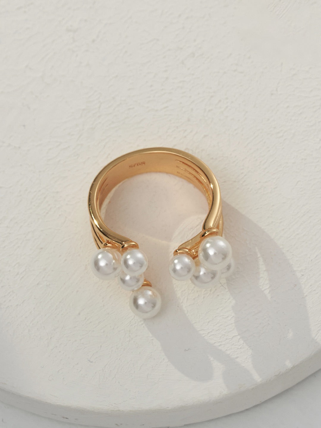 Blossom Pearl Cluster Ring