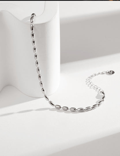 Minimalistisches Kettenarmband aus Sterlingsilber