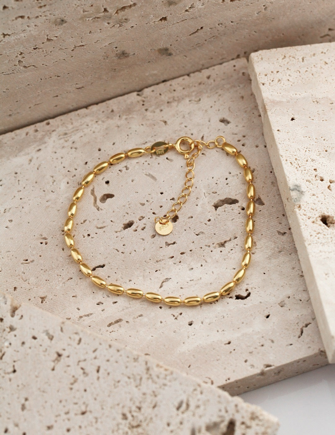 Minimalistisches Kettenarmband aus Sterlingsilber
